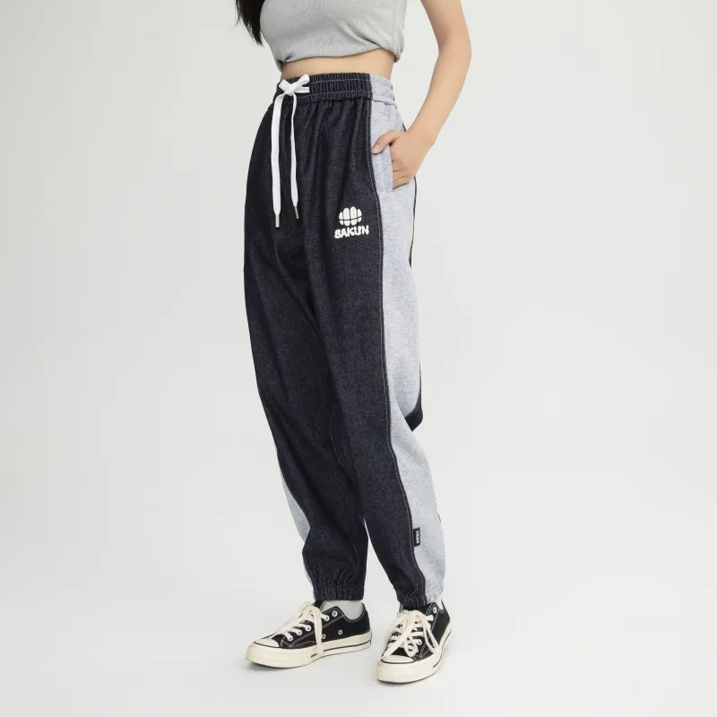 SAKUN Casual Pants Unisex Black-2