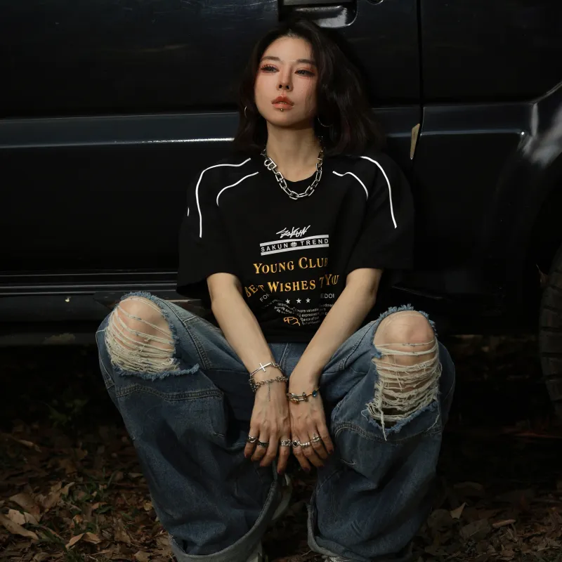 SAKUN T-Shirts Unisex-3