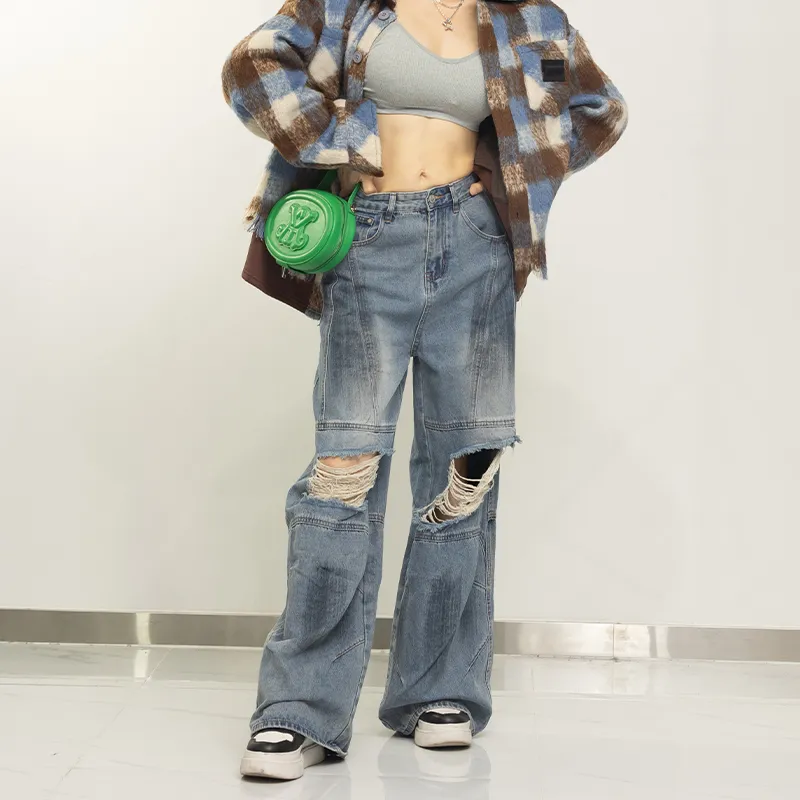 SAKUN Jeans Unisex Blue-3