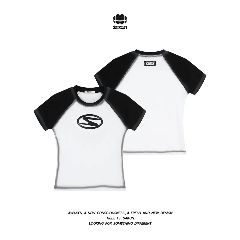 SAKUN T Shirts Women's-2