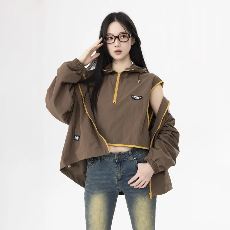 SAKUN Jacket Unisex Two Piece Set-13