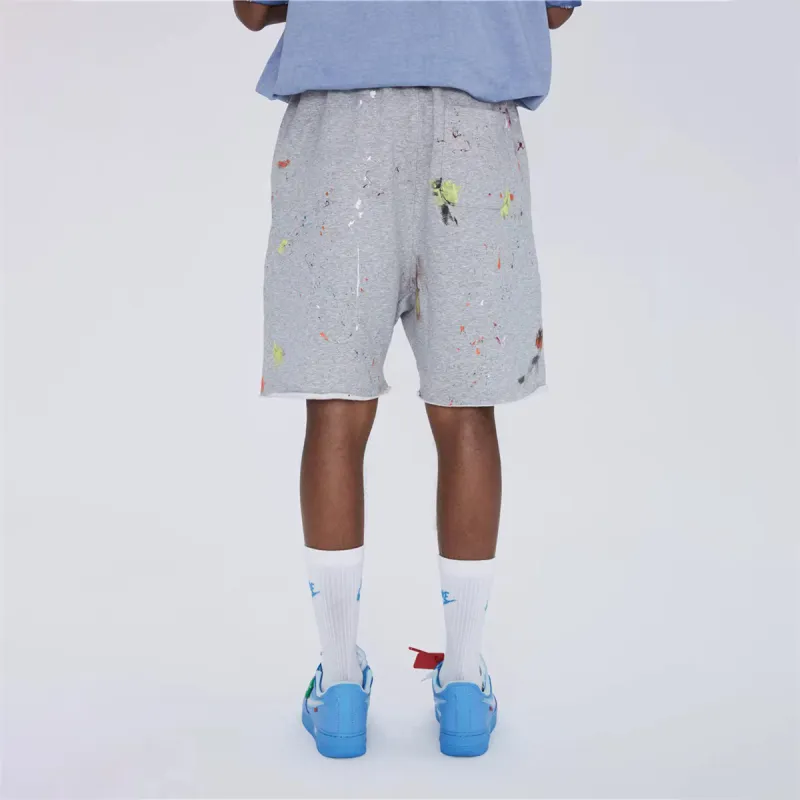 SSSAINT LOUIS Casual Shorts Unisex Gray-4