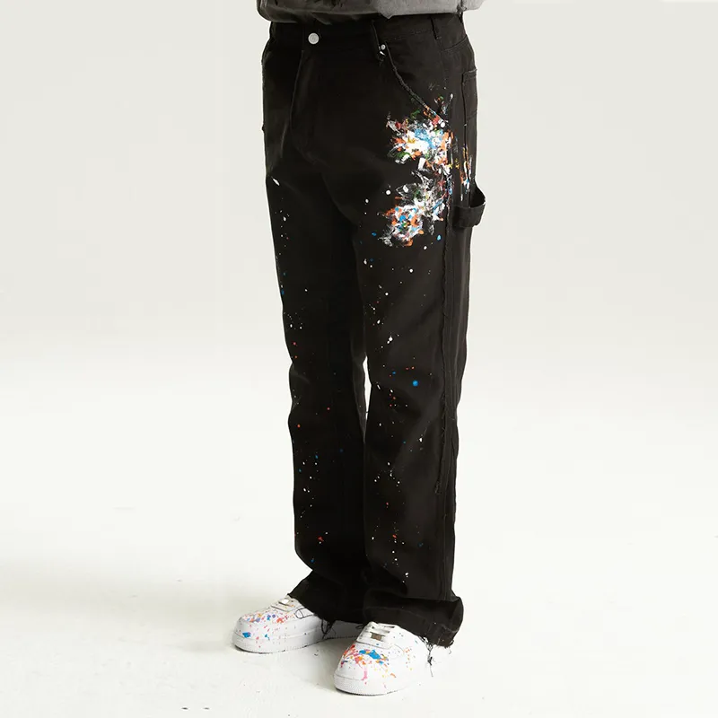 SSSAINT LOUIS Casual Pants Unisex Black-4