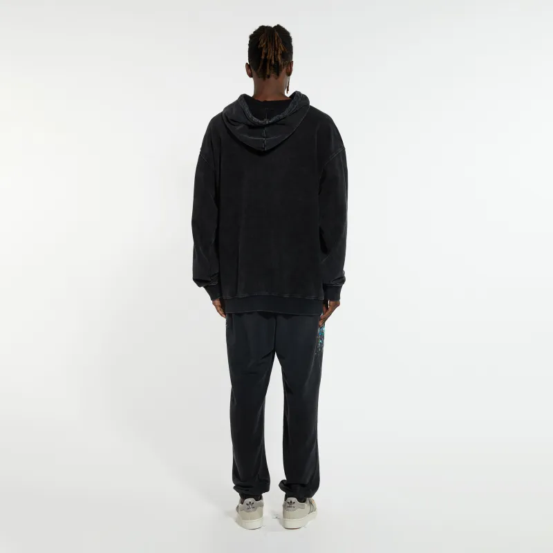 SSSAINT LOUIS Casual Pants Unisex Washed Black-3