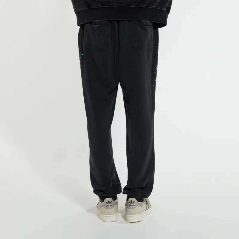 SSSAINT LOUIS Casual Pants Unisex Washed Black-1