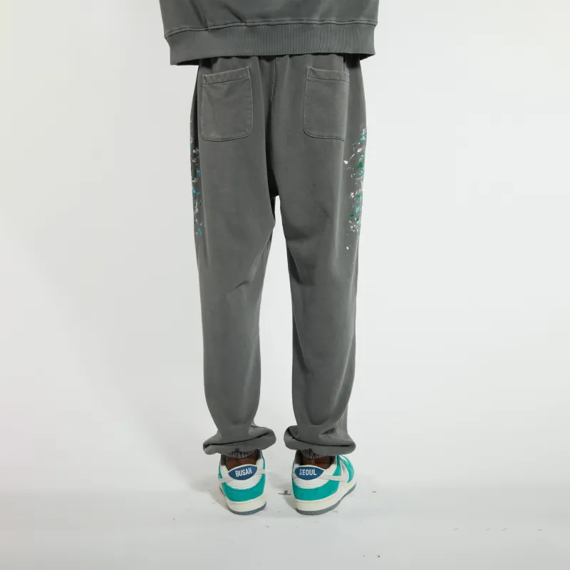 SSSAINT LOUIS Knitted Sweatpants Unisex Washed Gray-3