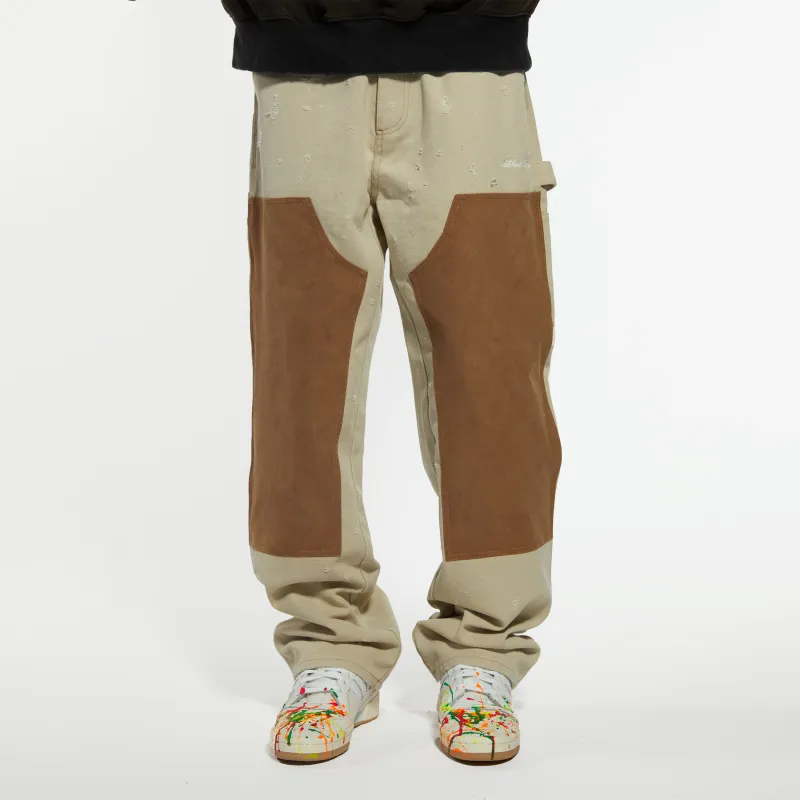 SSSAINT LOUIS Cargo Pants Unisex Khaki-1