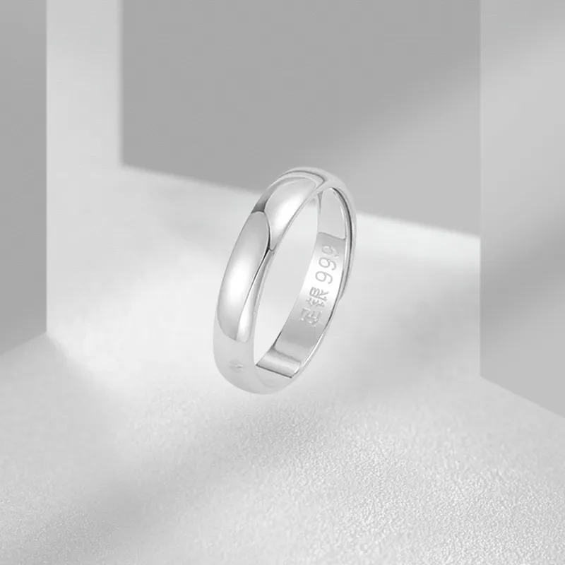 VEZA S999 Fine Silver Rings Unisex-5