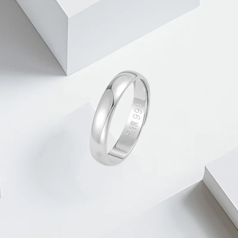 VEZA S999 Fine Silver Rings Unisex-3