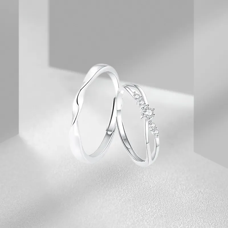 VEZA Sterling Silver Rings Unisex-5