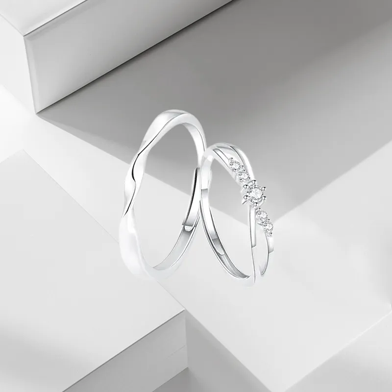 VEZA Sterling Silver Rings Unisex-4