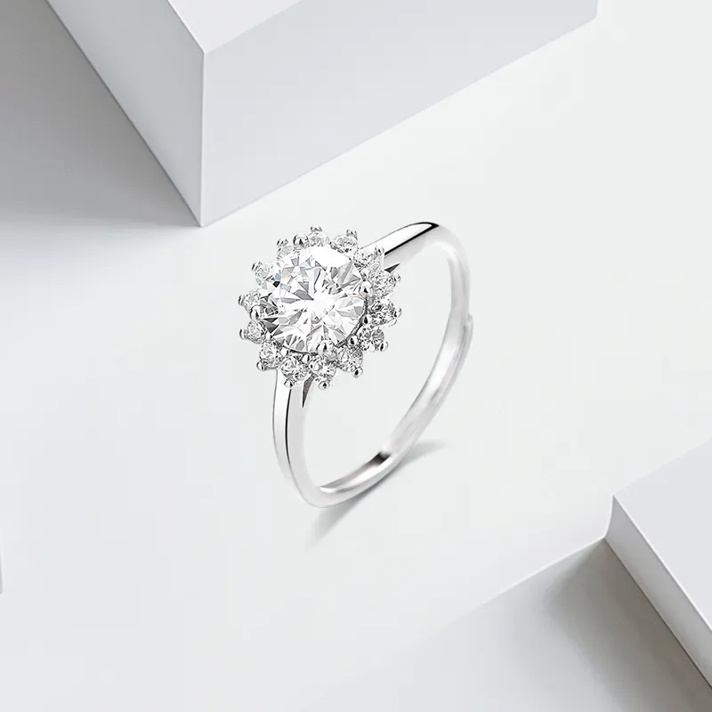 VEZA S999 Fine Silver Rings Women's-3