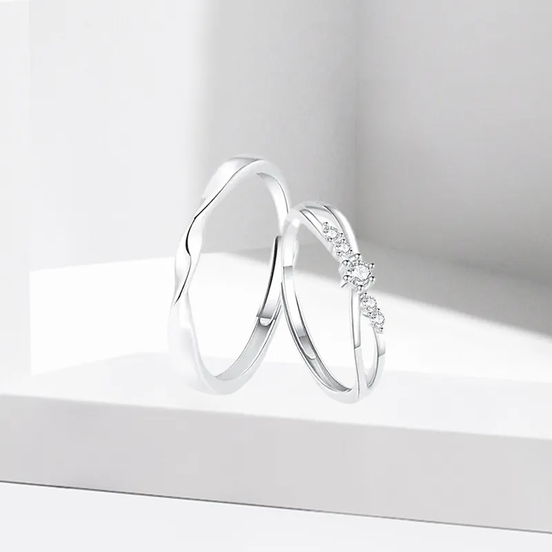 VEZA Sterling Silver Rings Unisex-1