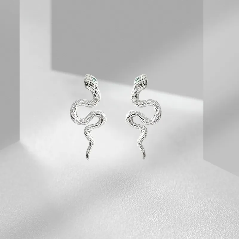 VEZA 925 Sterling Silver Stud Earrings Unisex-5