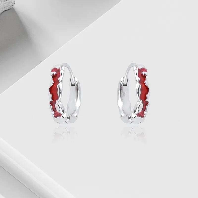 VEZA Sterling Silver Earrings Unisex-2