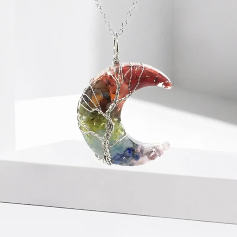 VEZA Crystal Stone Necklaces Women's-1