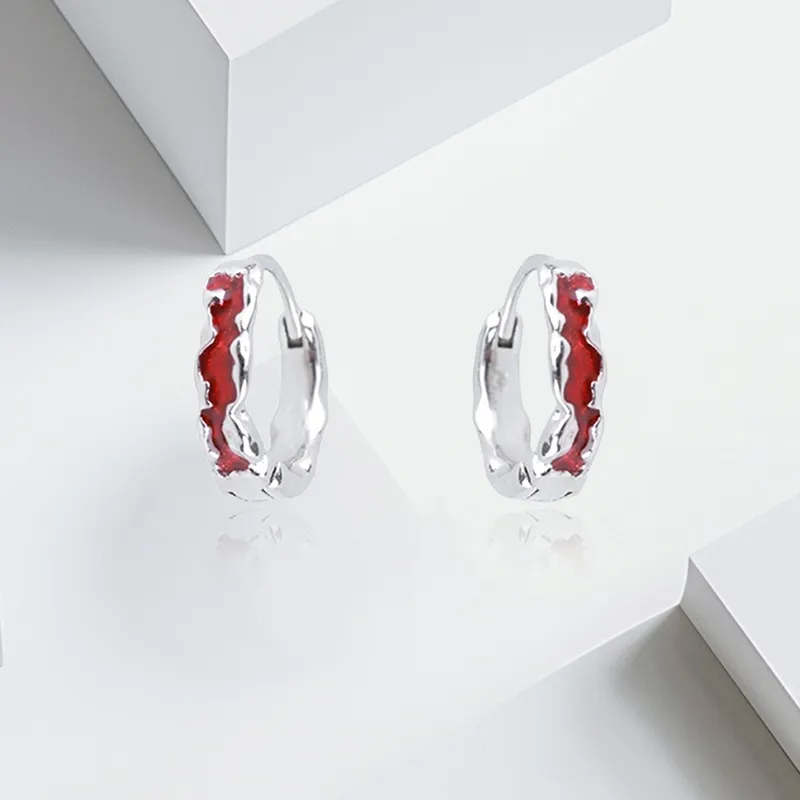 VEZA Sterling Silver Earrings Unisex-3