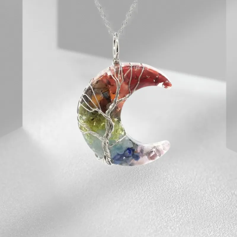 VEZA Crystal Stone Necklaces Women's-5