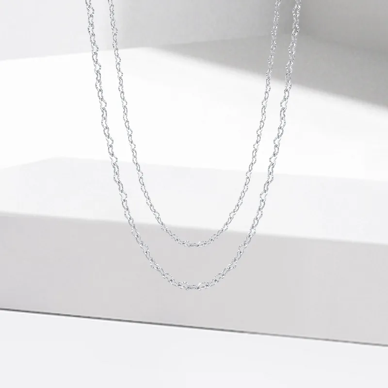 VEZA Sterling Silver Necklaces Unisex-1