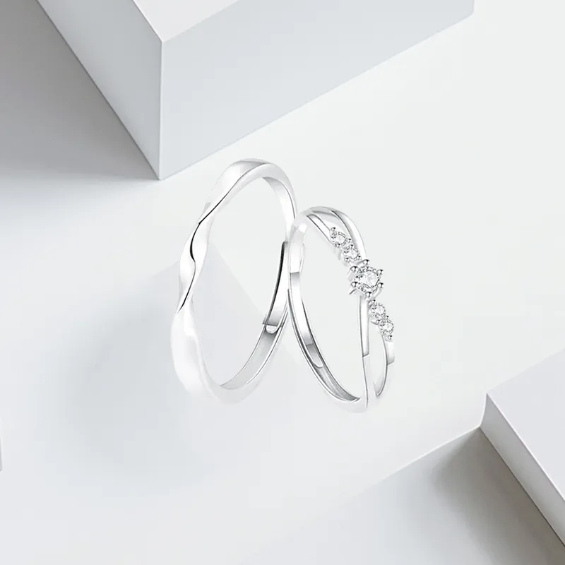 VEZA Sterling Silver Rings Unisex-3