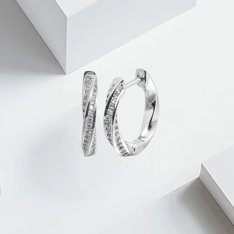 VEZA 999 Fine Silver Earrings Unisex-3
