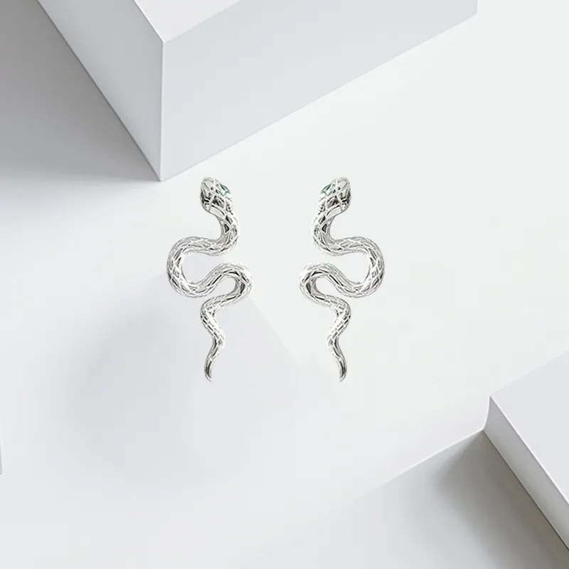 VEZA 925 Sterling Silver Stud Earrings Unisex-3