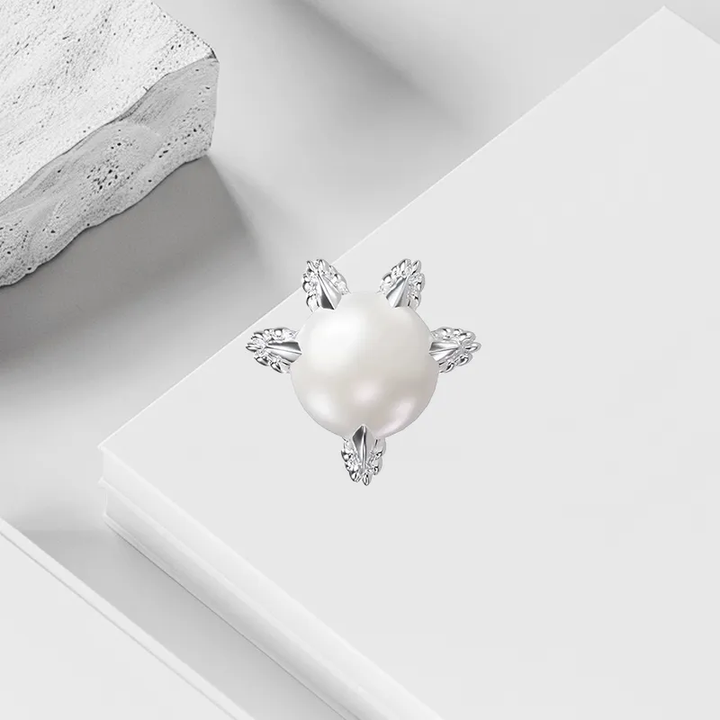 VEZA 999 Fine Silver Stud Earrings Unisex-2