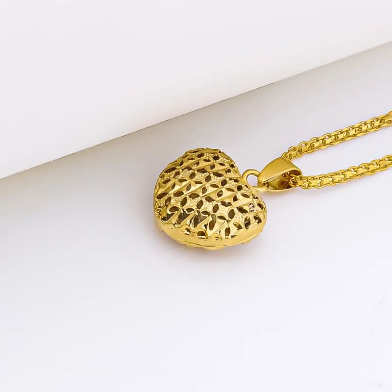YURITAN Gold Plated Copper Necklaces Women's-3