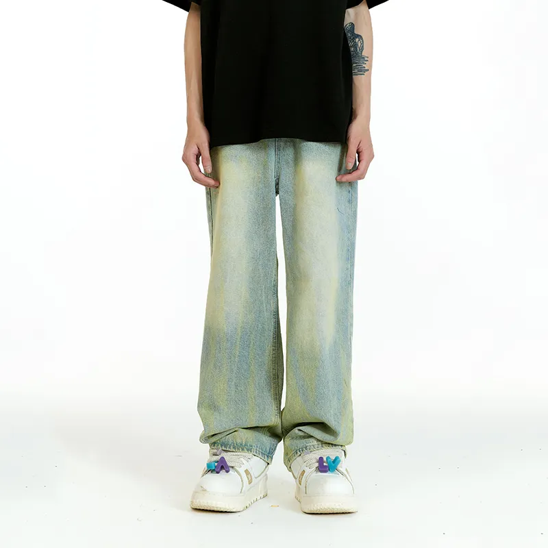 JUNGLE TIGER Jeans Unisex Distressed Color-2