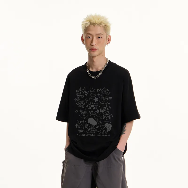 JUNGLE TIGER T Shirts Unisex-5