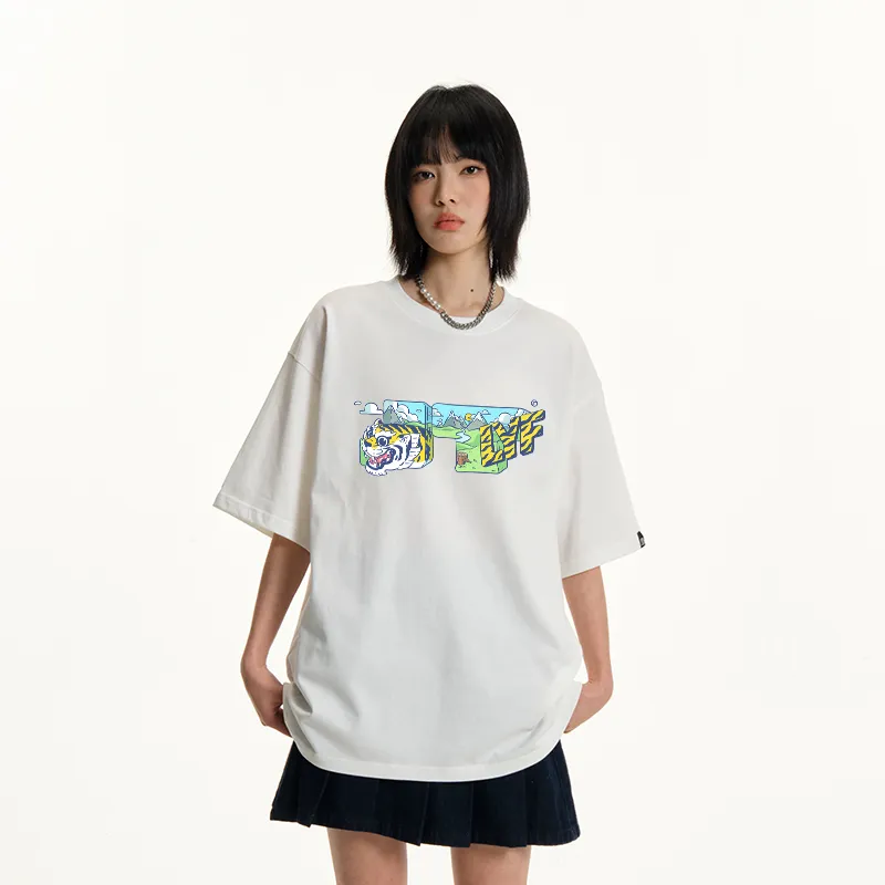 JUNGLE TIGER T Shirt Unisex Black-5