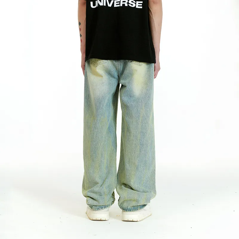 JUNGLE TIGER Jeans Unisex Distressed Color-4