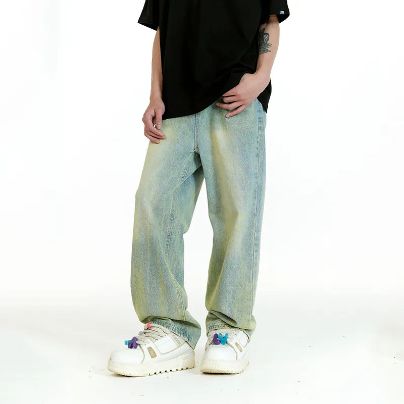 JUNGLE TIGER Jeans Unisex Distressed Color-3