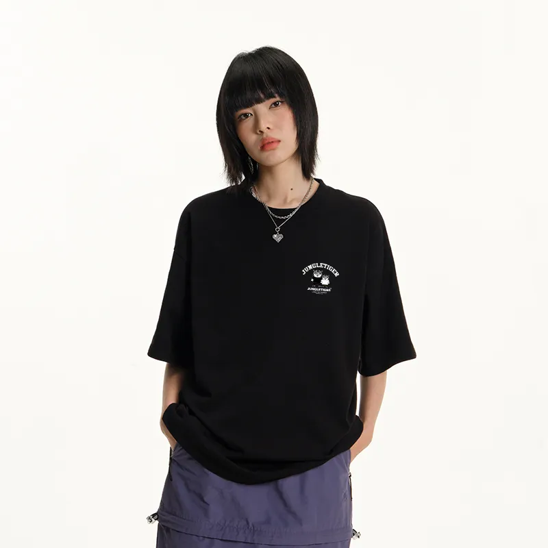 JUNGLE TIGER T Shirt Unisex Black-5