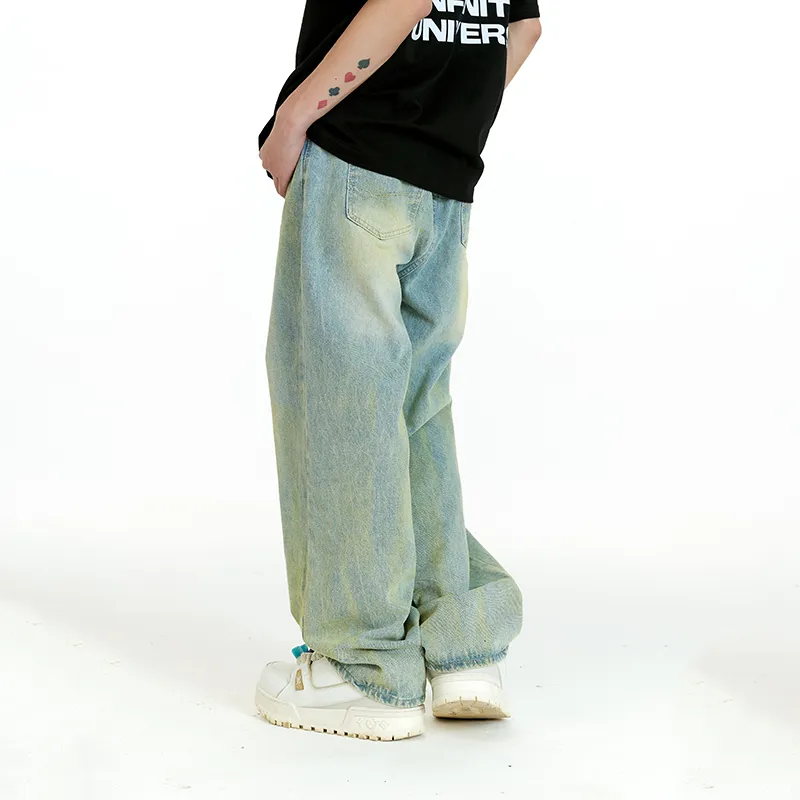 JUNGLE TIGER Jeans Unisex Distressed Color-5