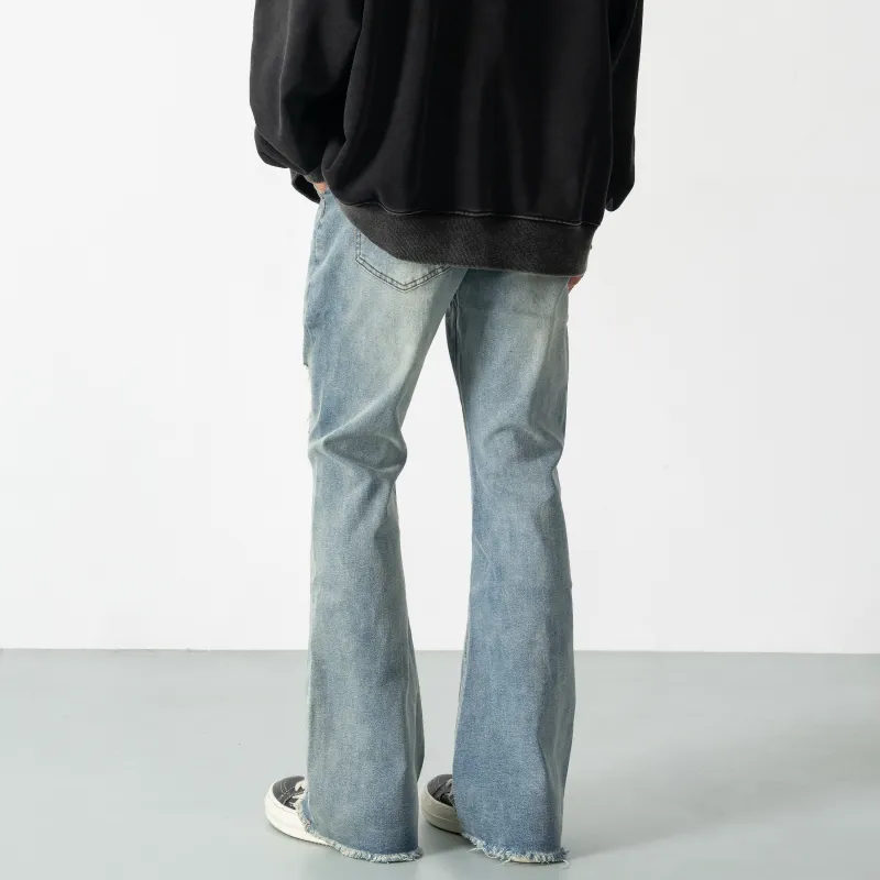 XINYINSU Jeans Unisex Yellow Mud-10