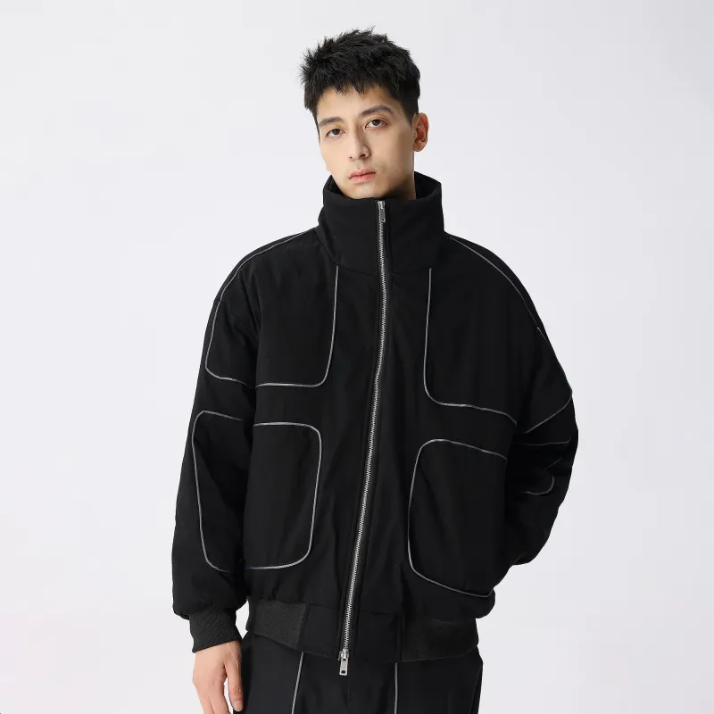 XINYINSU Puffer Jackets Unisex Black-3