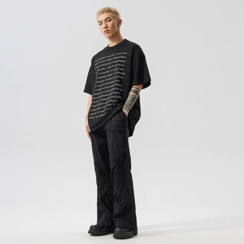 XINYINSU Casual Pants Unisex Black-5