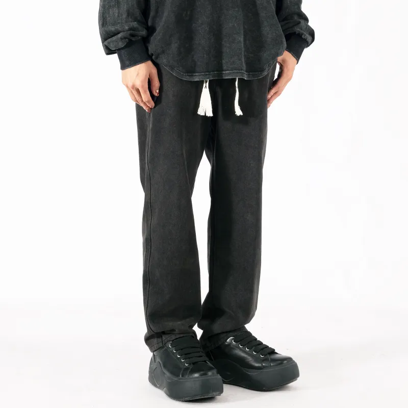 XINYINSU Jeans Unisex Black Gray Color-5