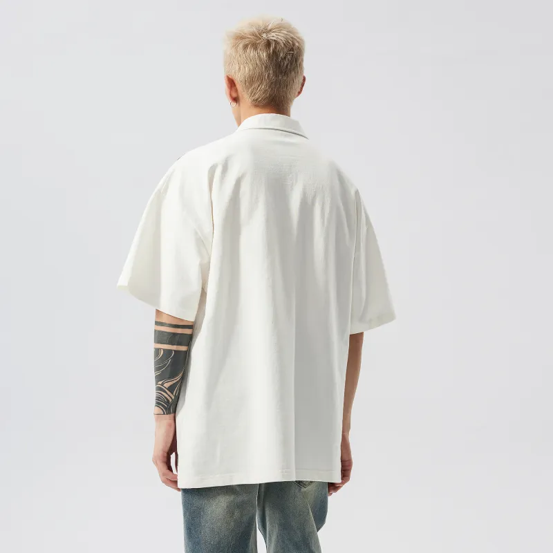 XINYINSU 24SS Polo Shirt Unisex White-4