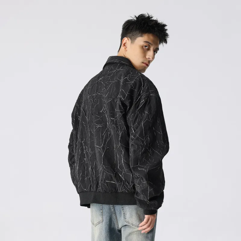 XINYINSU Jacket Spring And Fall Season Unisex Black-6