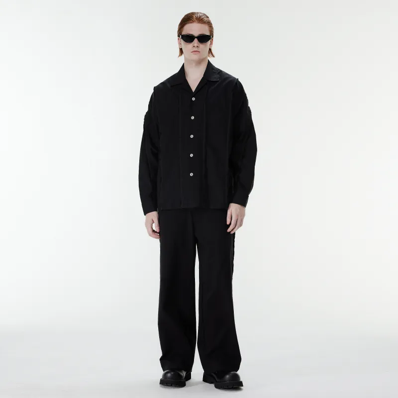 XINYINSU 24FW Shirt Unisex Black-6