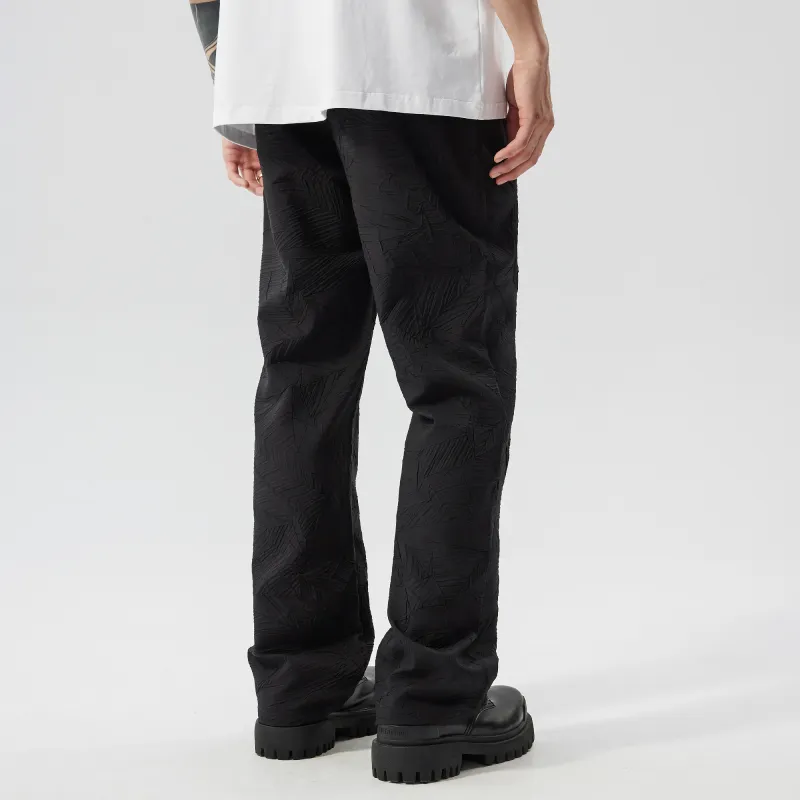 XINYINSU SS24 Casual Pants Unisex Black-4