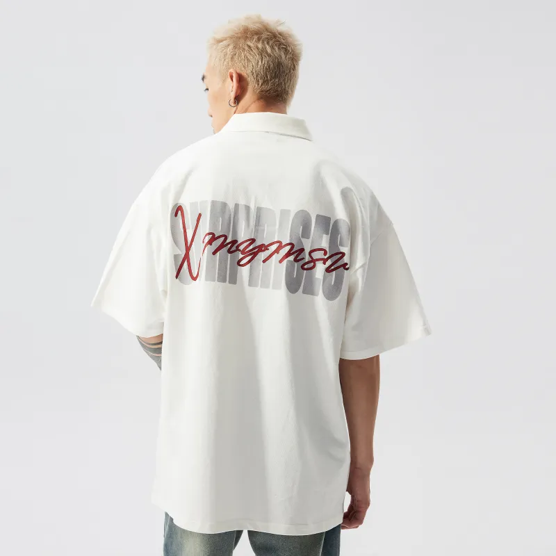 XINYINSU 24SS Polo Shirt Unisex White-3