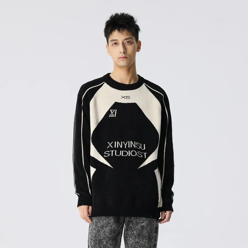 XINYINSU Sweaters Unisex Black-3