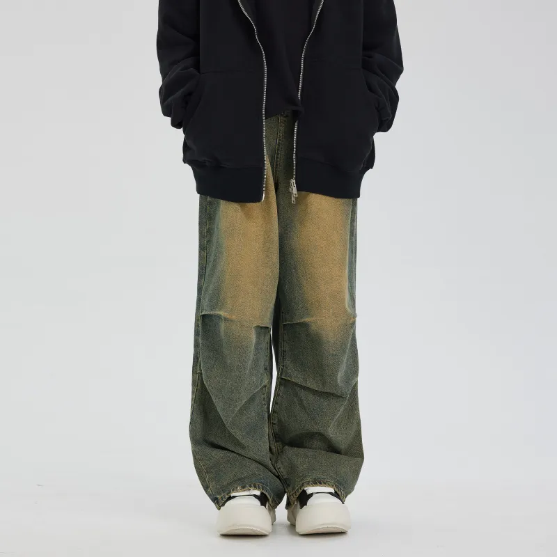 XINYINSU Jeans Unisex Dark Blue-3