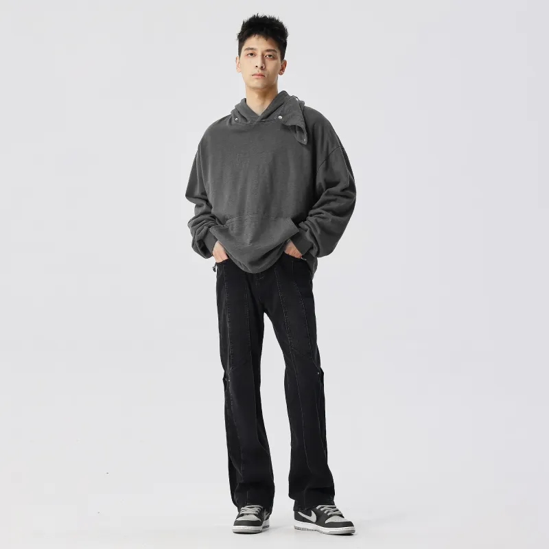 XINYINSU Sweatshirt Unisex Gray-6