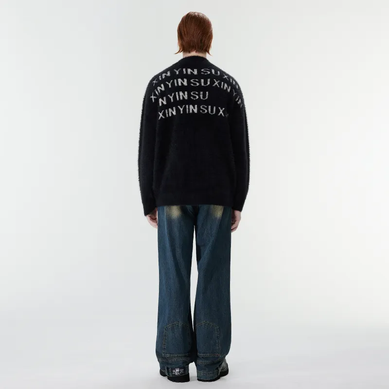 XINYINSU 24FW Sweater Unisex Black-3