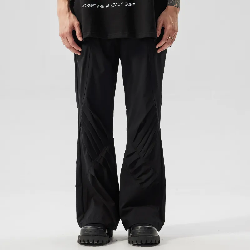 XINYINSU Casual Pants Unisex Black-2