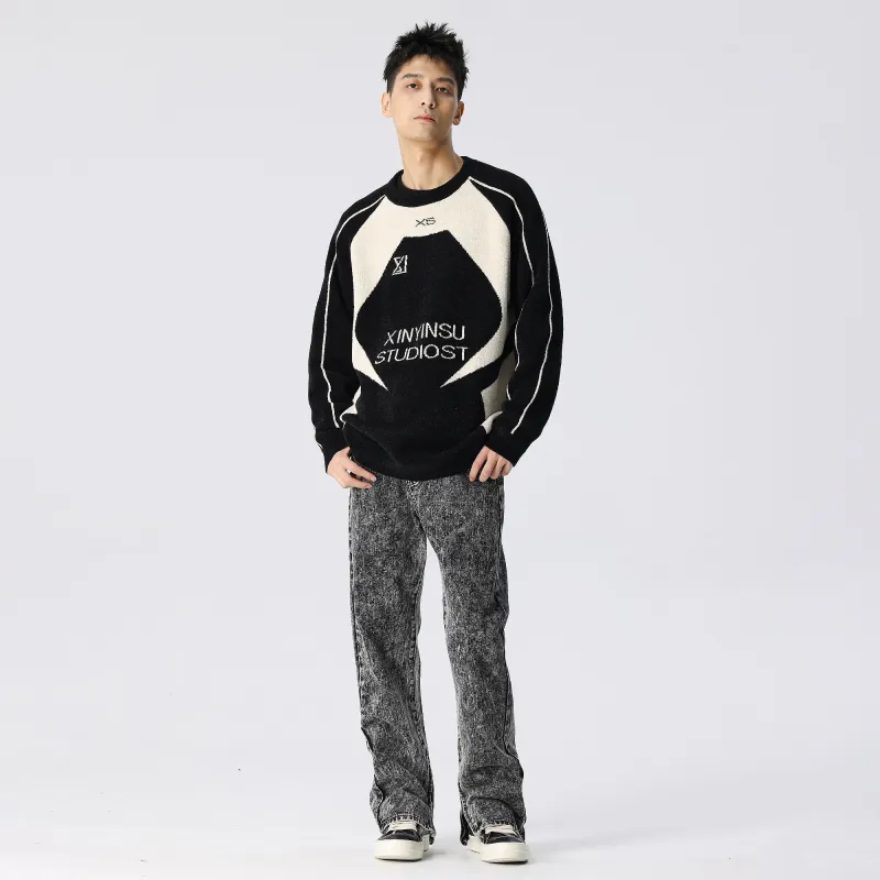 XINYINSU Sweaters Unisex Black-6